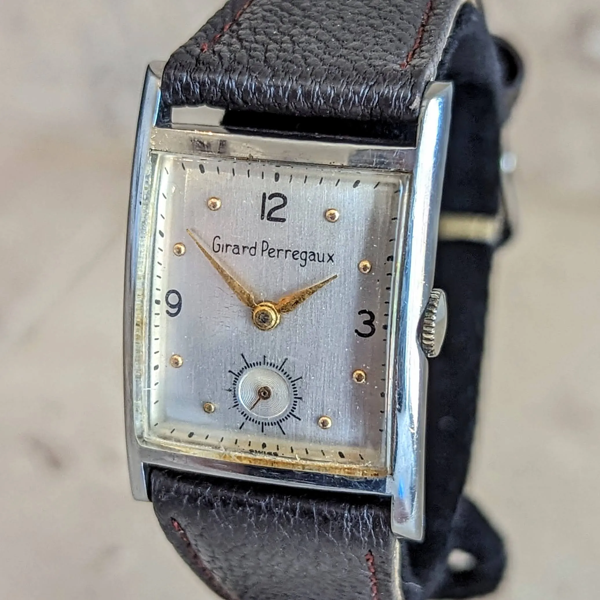 GIRARD-PERREGAUX 1791 Wristwatch Cal. GP91 17 Jewels 2ADJ Swiss Watch