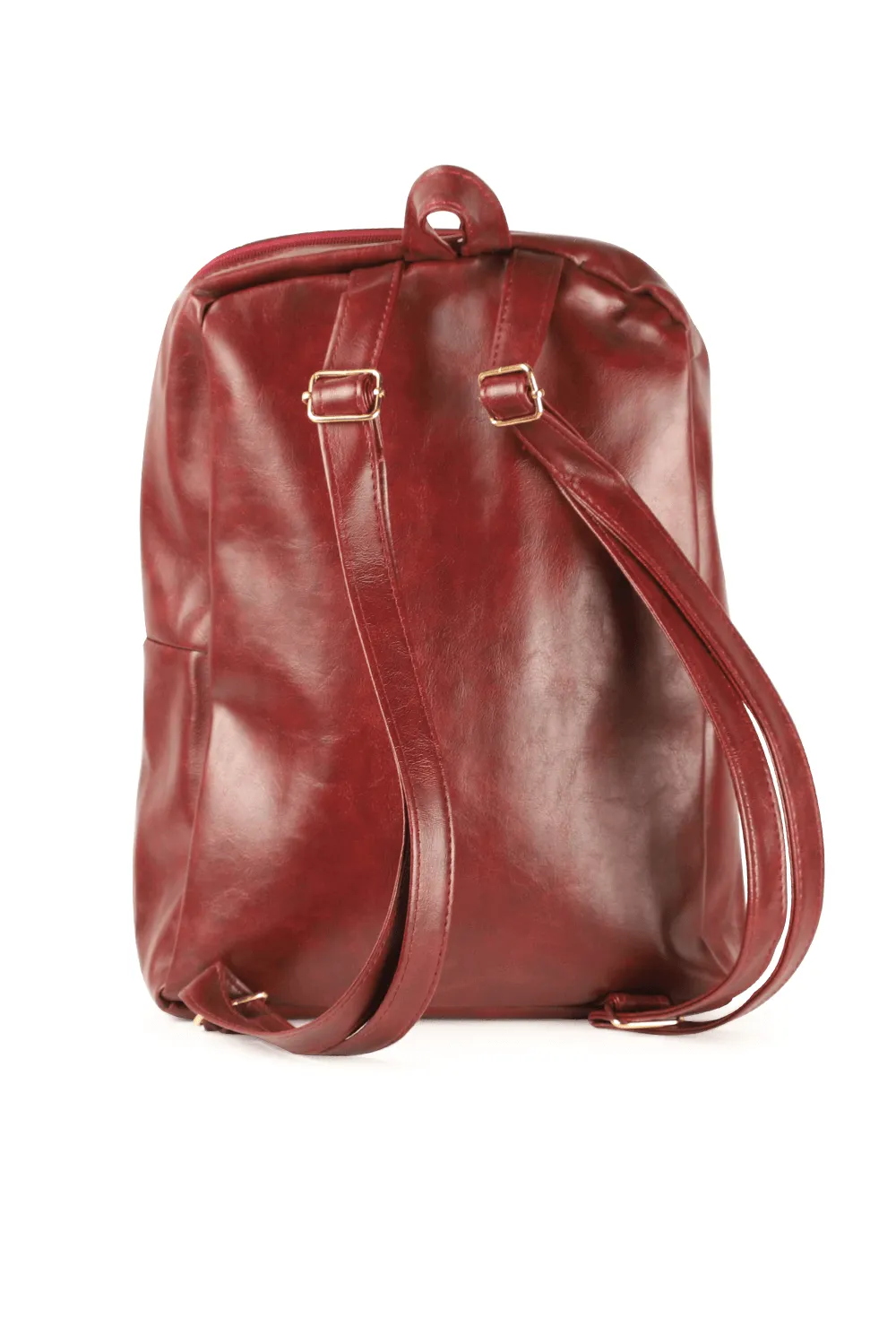Girl's Leather Backpack