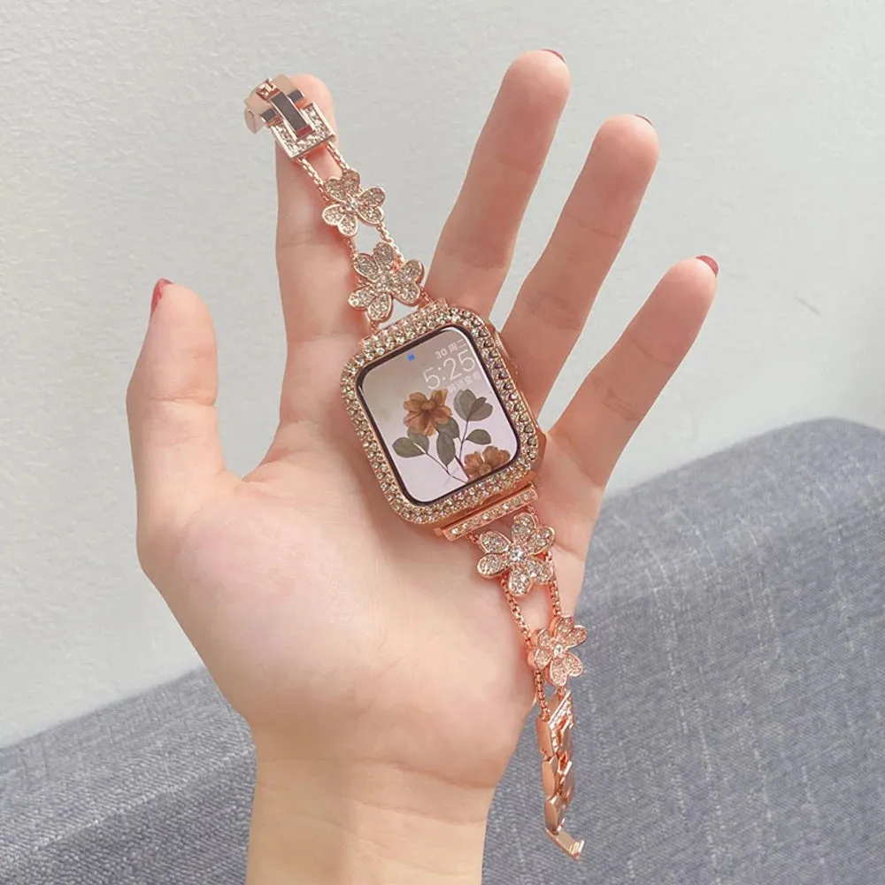 Gorgeous Rhinestones Bracelet   Case