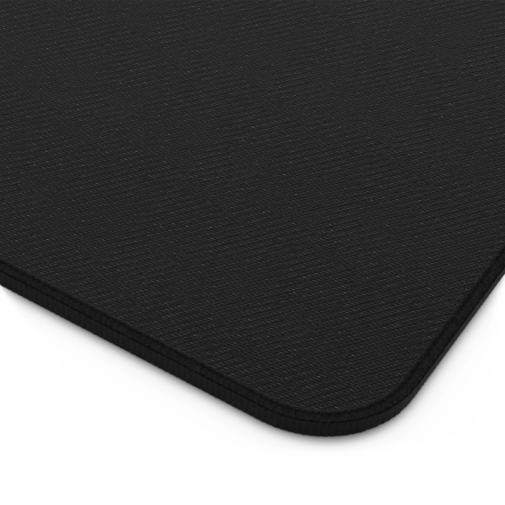 Graffiti Desk Mat -Black with 'Raw Print' for Creative Workspaces