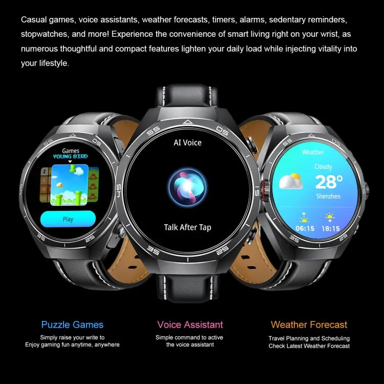 GT97 1.53 inch Round Screen 2 in 1 Bluetooth Earphone Silicone Strap Smart Watch Supports Bluetooth Calls(Silver)