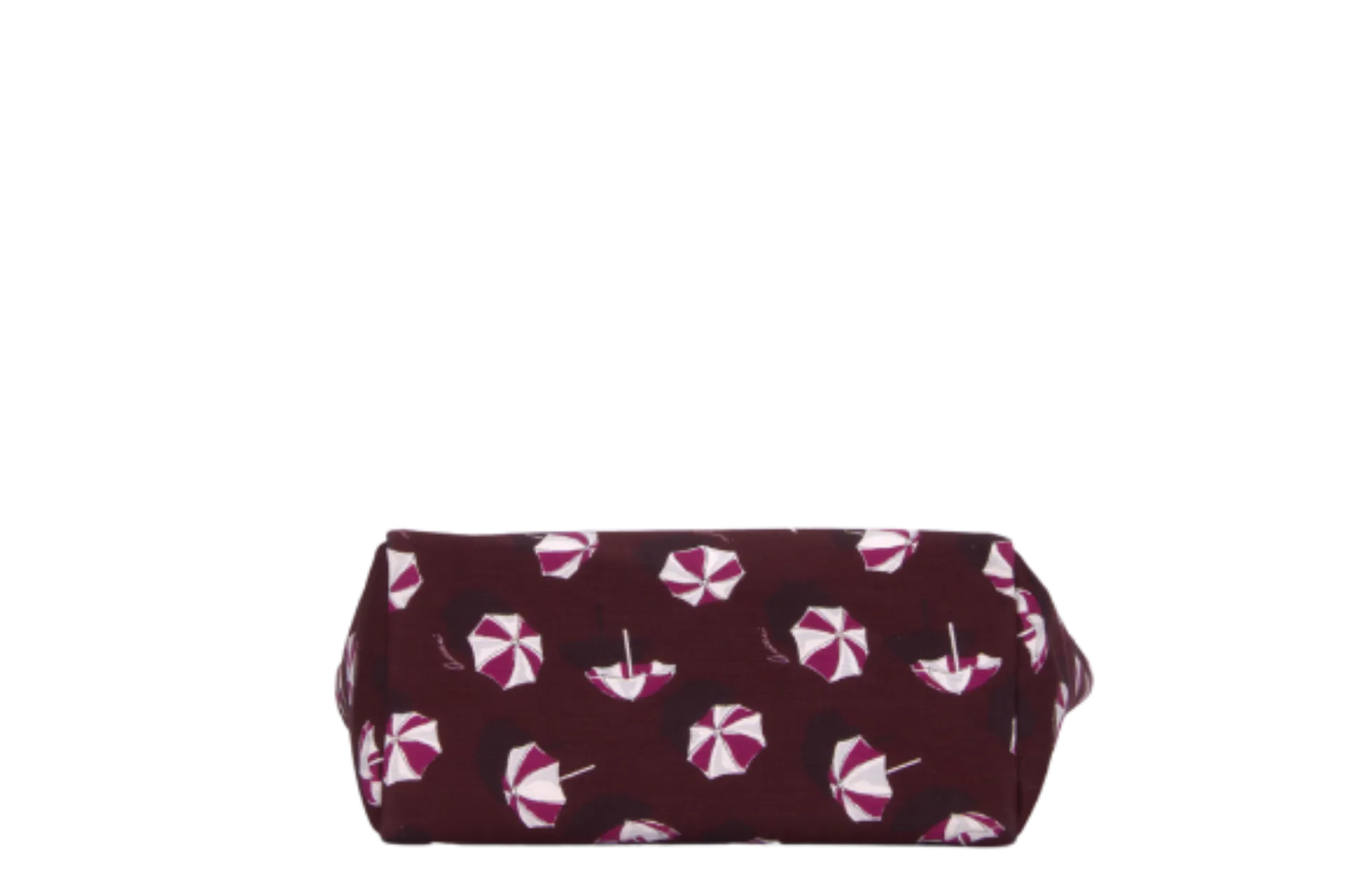 GUCCI BURGUNDY CANVAS UMBRELLA PRINT TOTE (282439 502752) NO DUST COVER