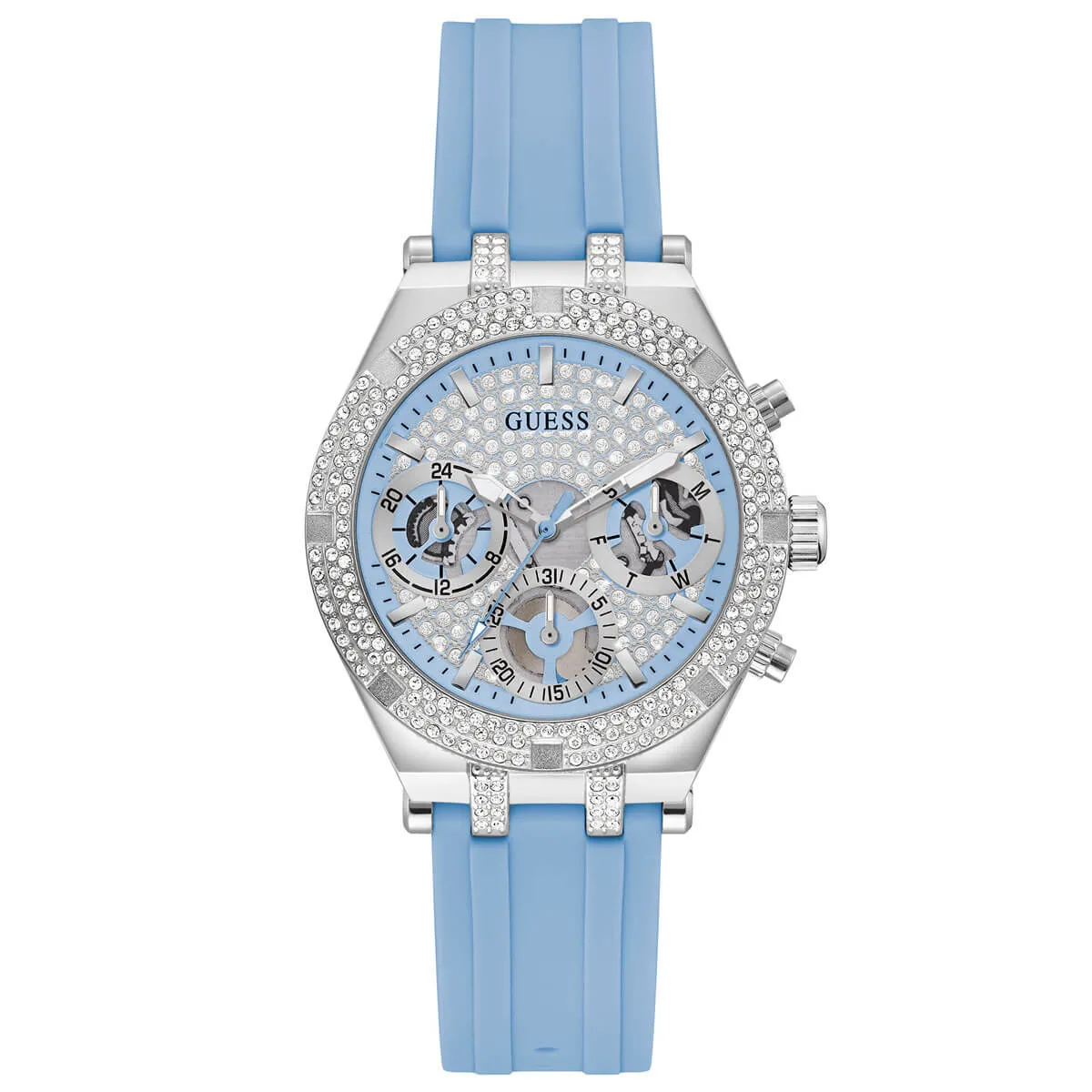 Guess Heiress Silver Watch