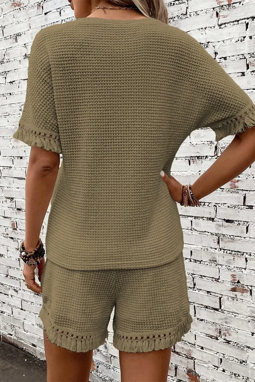 GYPSY - Tassel Top and Shorts Set