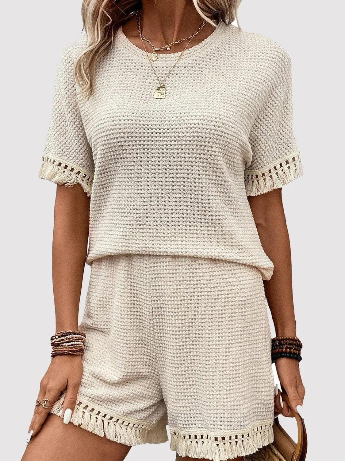 GYPSY - Tassel Top and Shorts Set