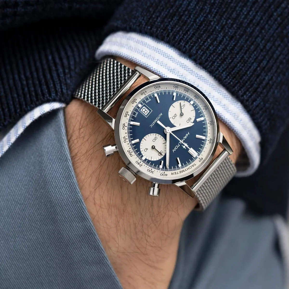 Hamilton American Classic Intra-Matic Automatic Chrono Men's Watch H38416141