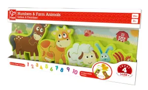 Hape Numbers & Farm Animals Puzzle