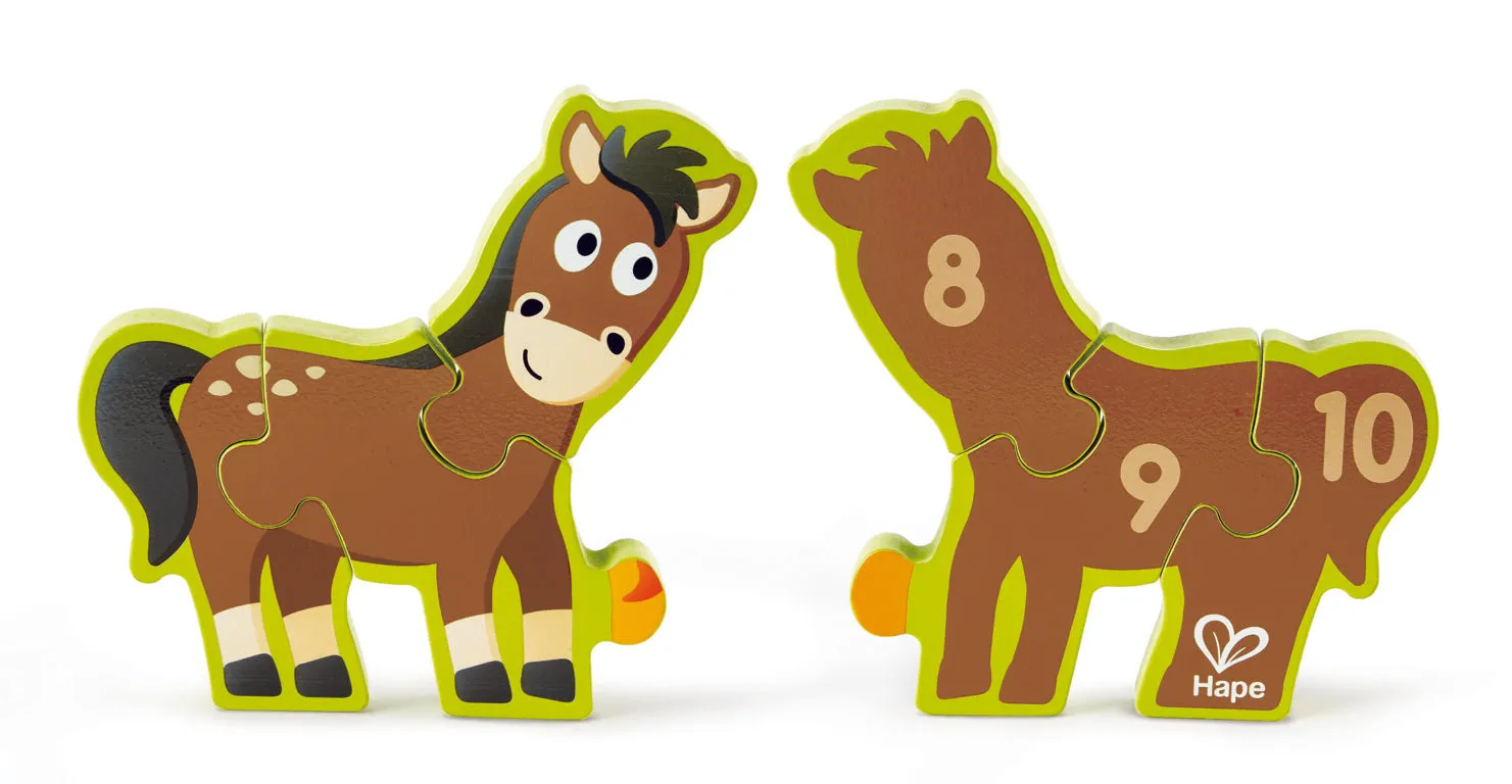 Hape Numbers & Farm Animals Puzzle