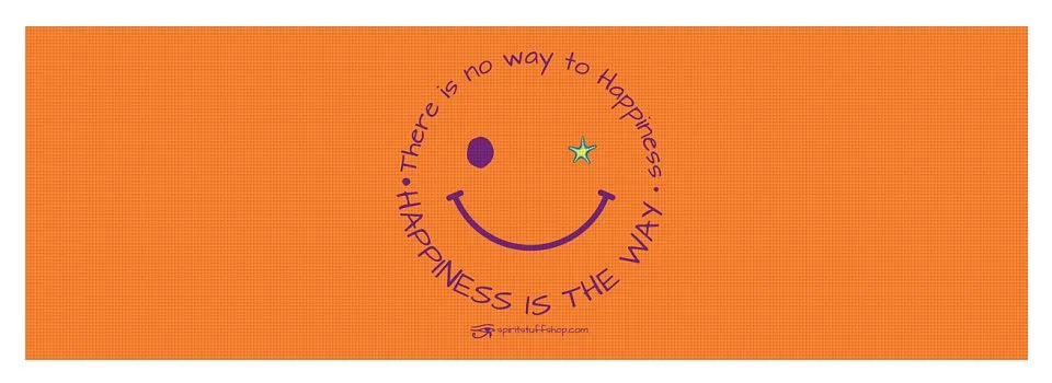 Happiness Is The Way - Yoga Mat