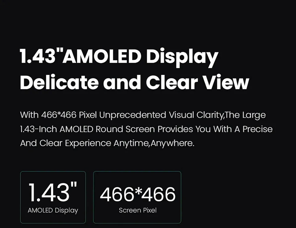 HAYLOU Solar Plus RT3 1.43" AMOLED Smart Watch
