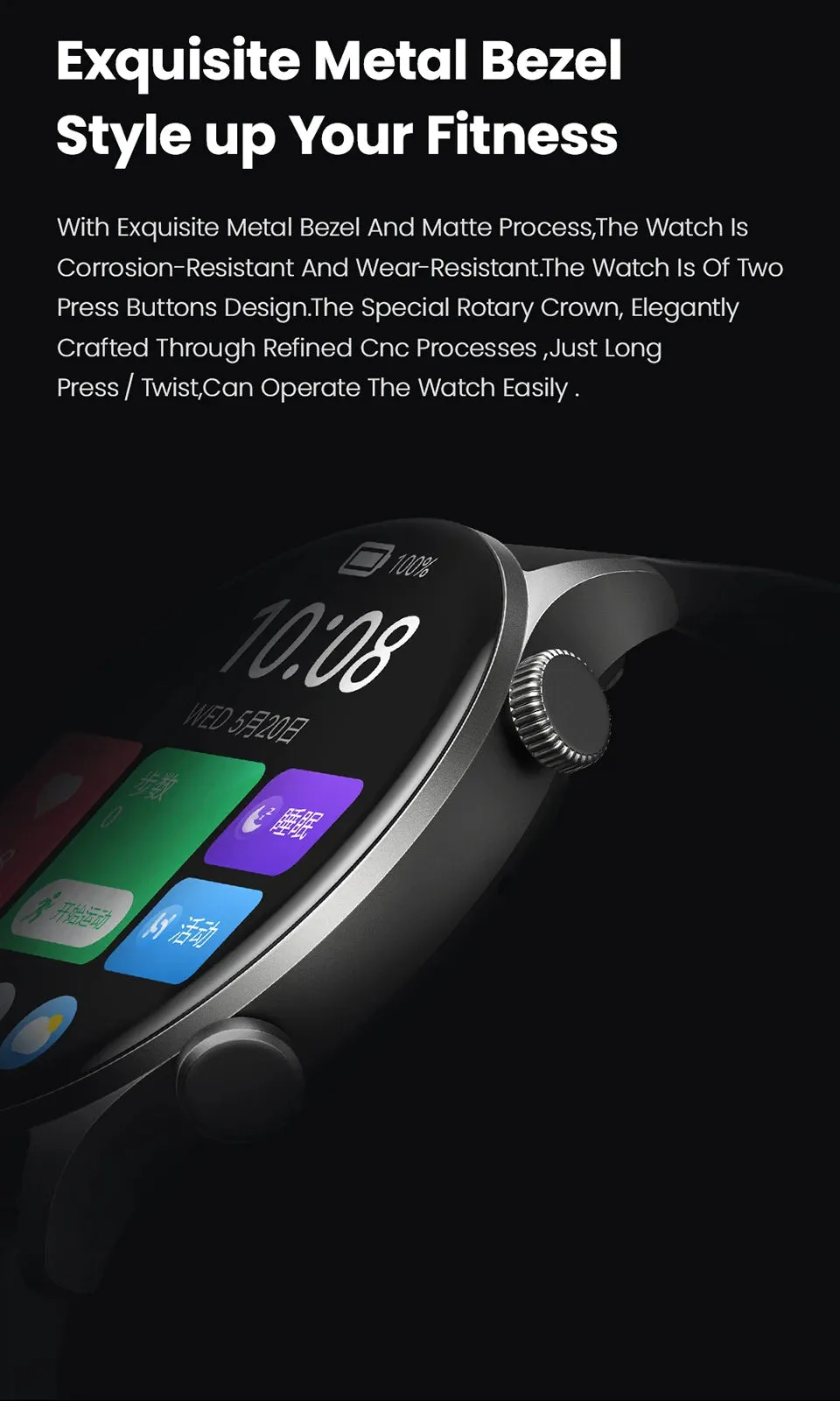 HAYLOU Solar Plus RT3 1.43" AMOLED Smart Watch
