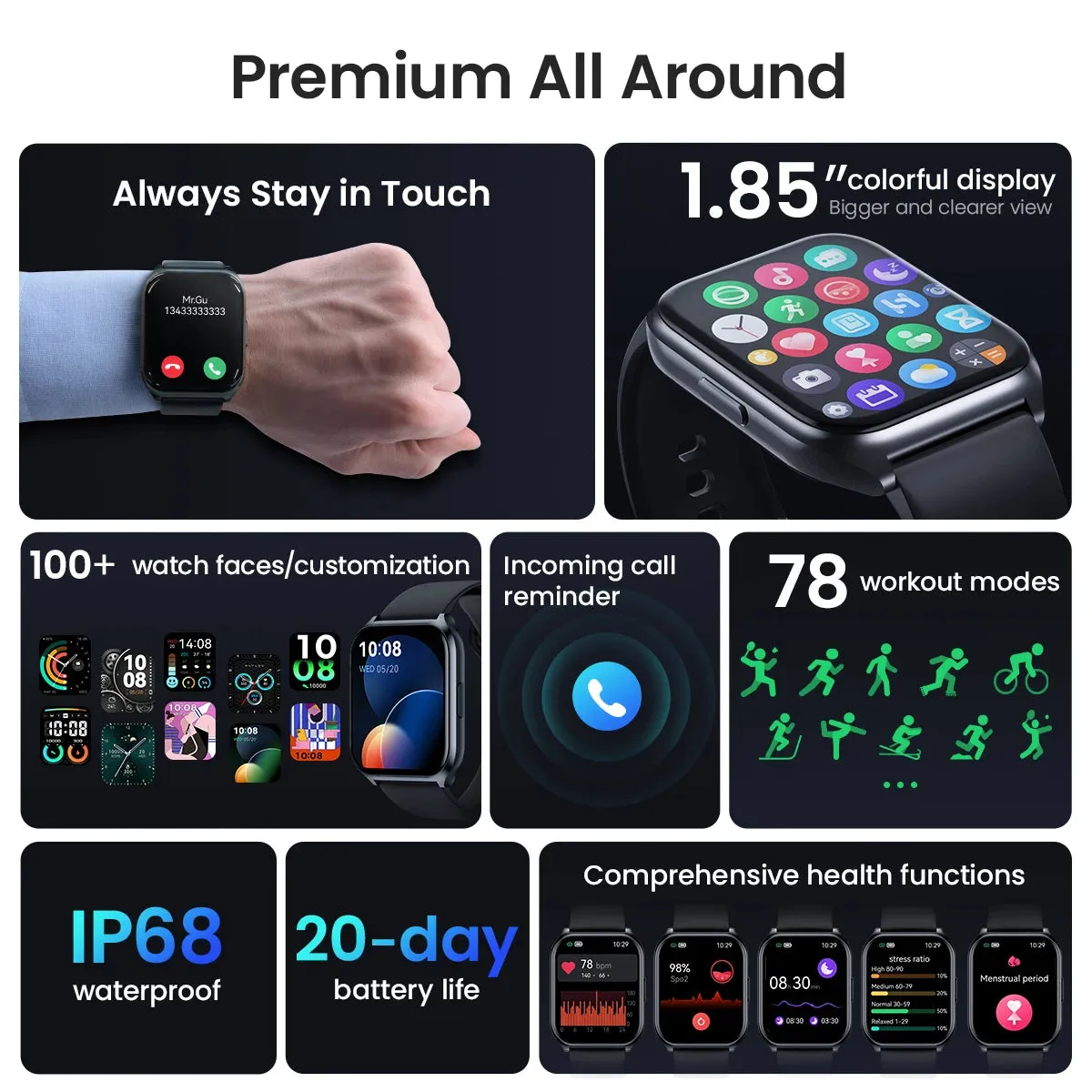 HAYLOU Watch 2 Pro 1.85" Large Display Smart Watch