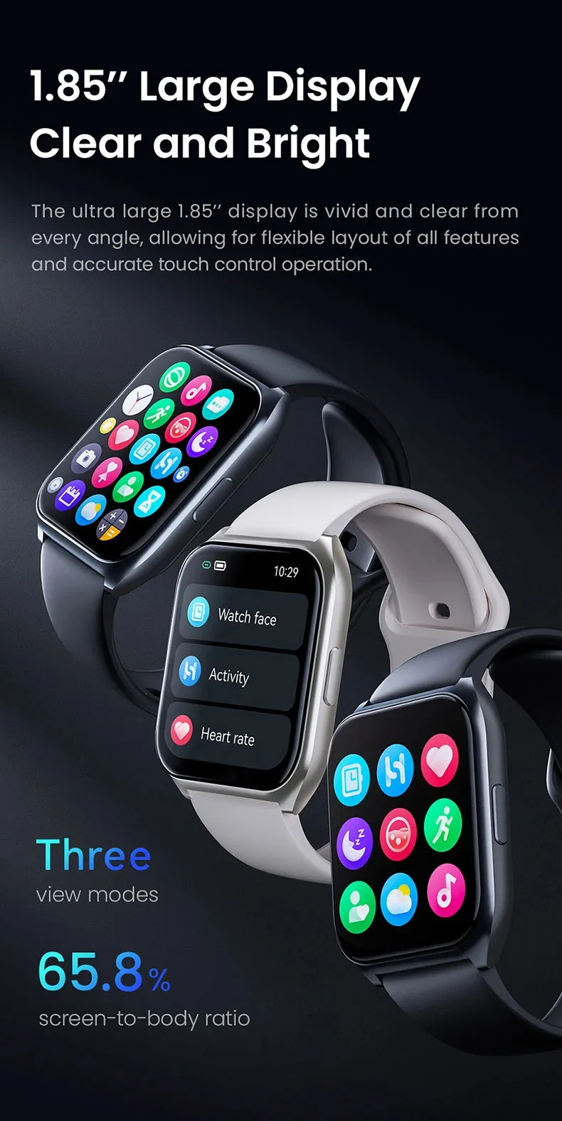 HAYLOU Watch 2 Pro 1.85" Large Display Smart Watch