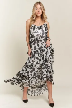 Hazel Blues® |  ADORA Ruffled Tiered Scoop Neck Cami Dress