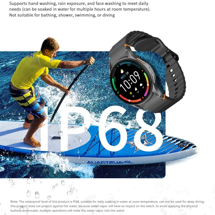 HD Watch7 mini 1.3 inch AMOLED Screen Smart Watch Supports Heart Rate Monitoring/Blood Oxygen Monitoring(Black)