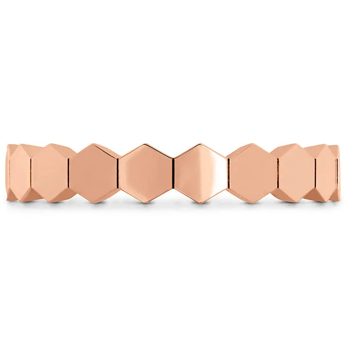 Hearts On Fire Hex Metal Eternity Band
