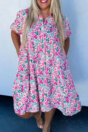 HEIRLOOM BLOOMS DRESS (PLUS)