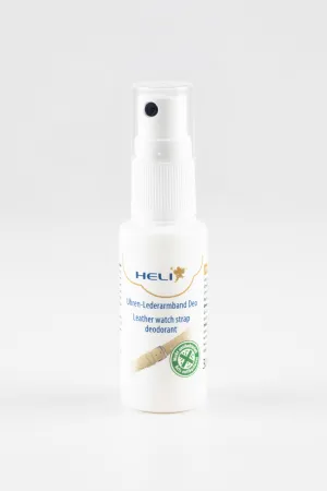 HELI Professional Rubber and Leather Watch Strap Deodorant