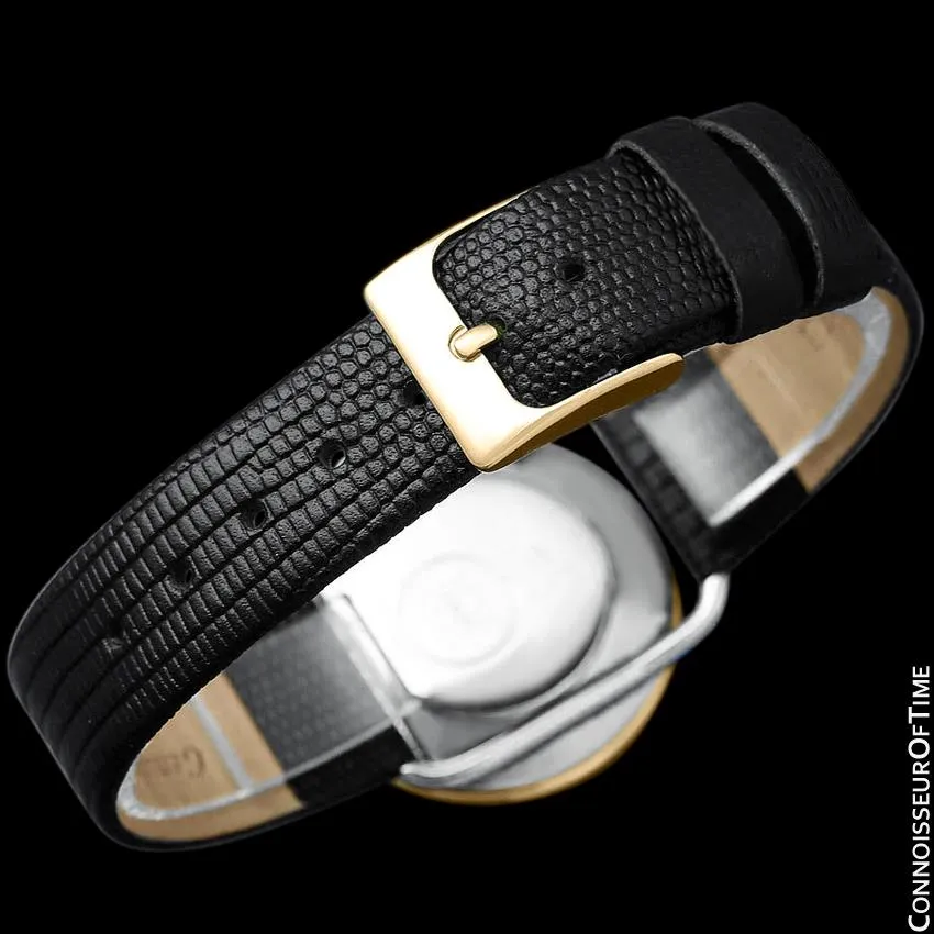 Hermes Midsize Arceau Mens Midsize Unisex Watch - 18K Gold Plated & Stainless Steel