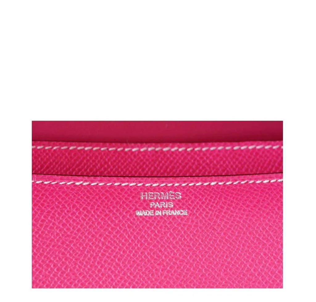 Hermès Constance Elan Rose Tyrien Bag