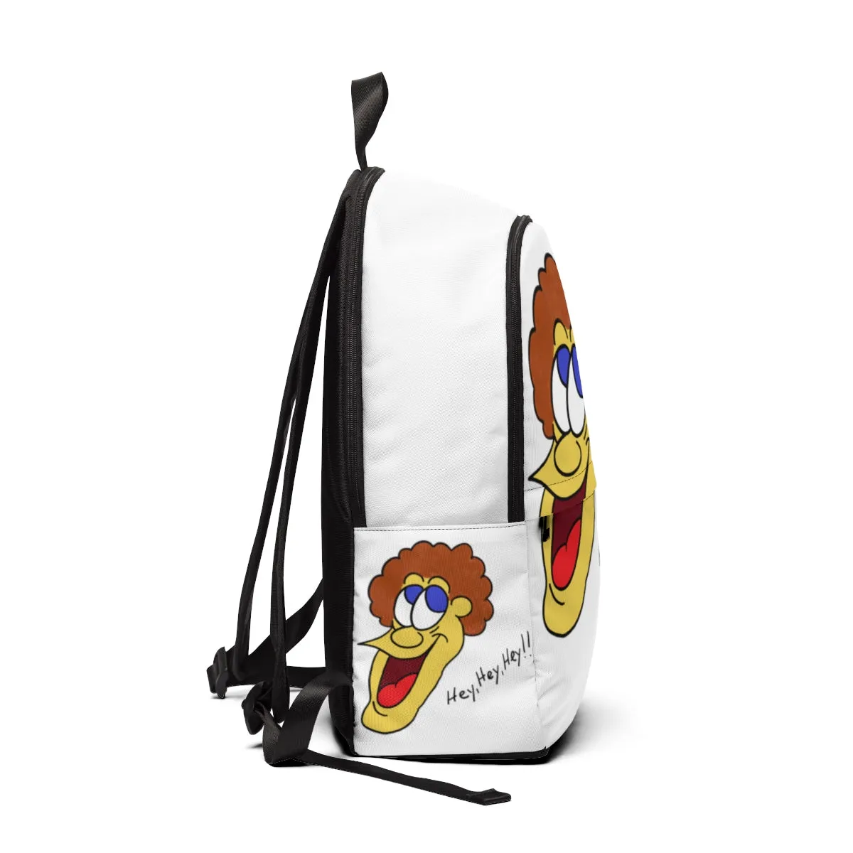 Hey, Hey, Hey!! Unisex Fabric Backpack