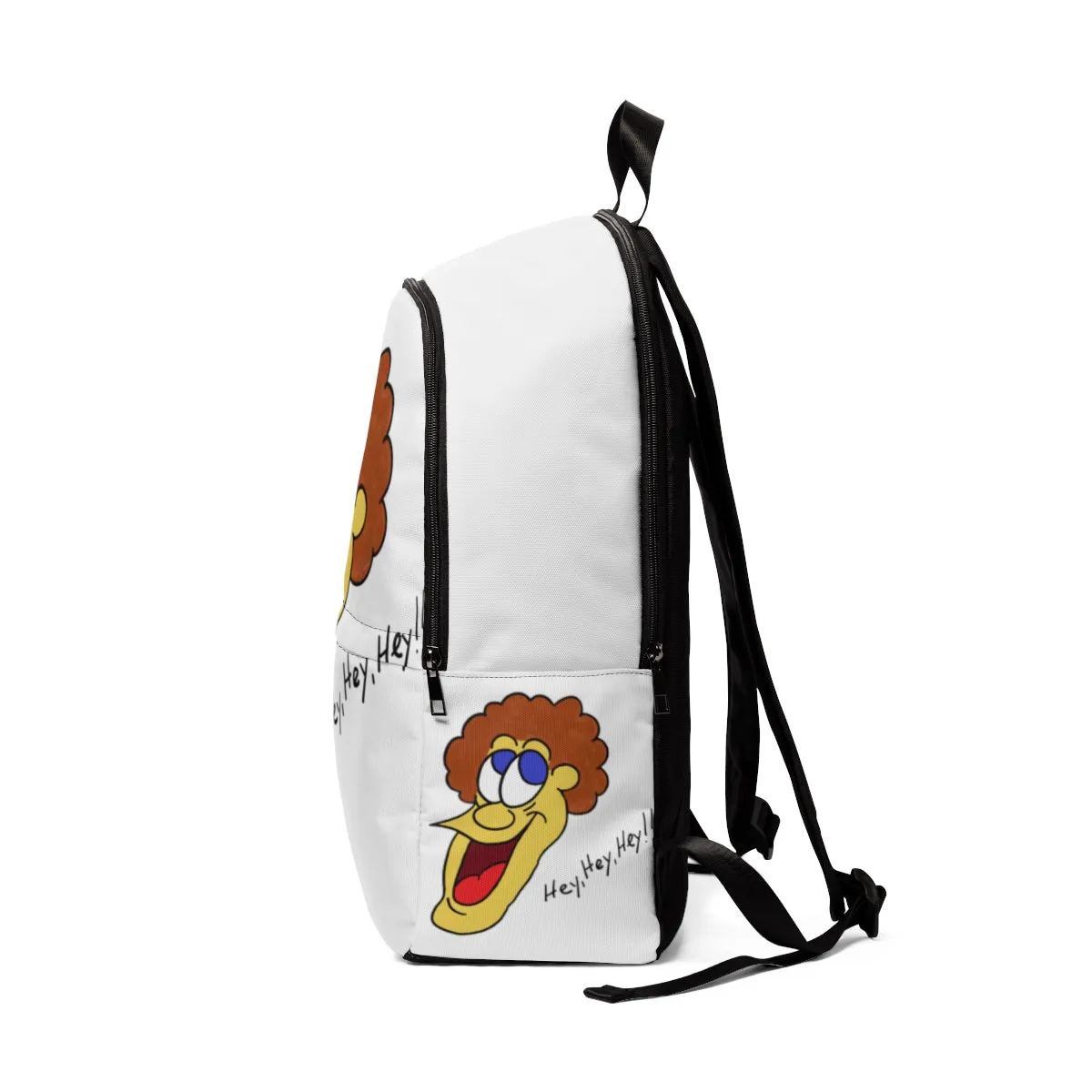Hey, Hey, Hey!! Unisex Fabric Backpack