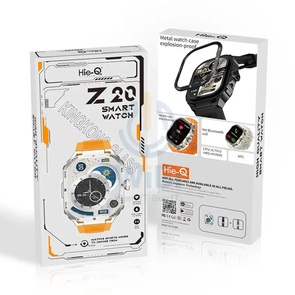 Hie-Q Z20 Smart Watch - Bluetooth / Silver