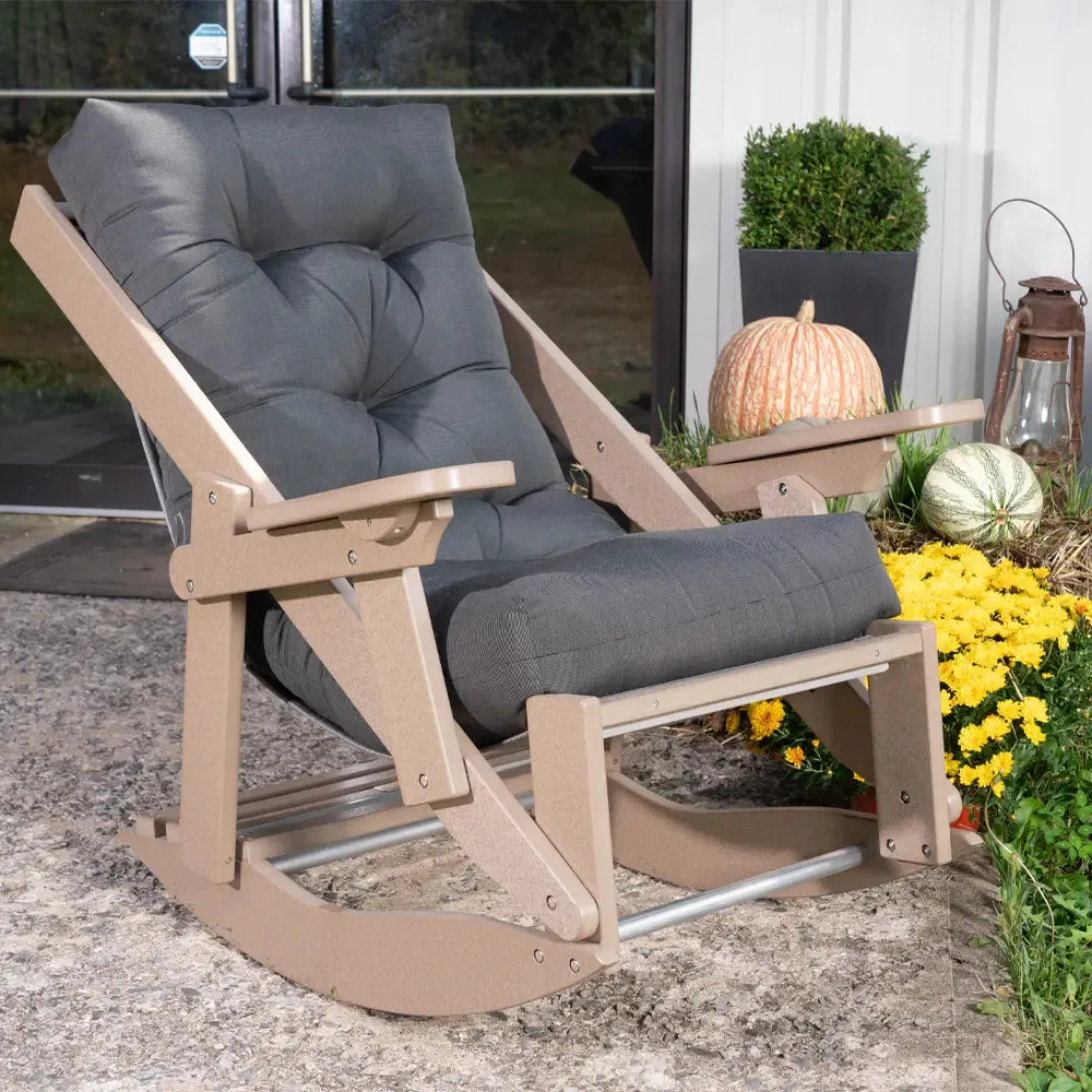 High Back Outdoor Adjustable Rocker Recliner