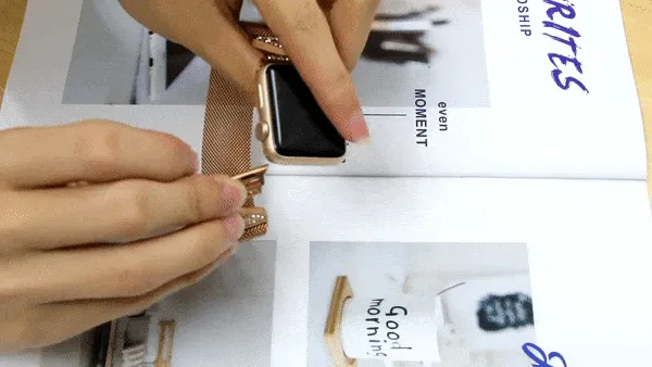 High End Milanese Mesh Loop Band Compatible With Apple Watch