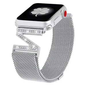 High End Milanese Mesh Loop Band Compatible With Apple Watch