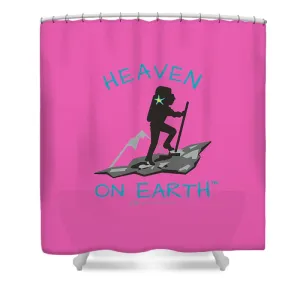 Hiker Heaven On Earth - Shower Curtain