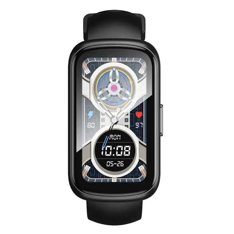 hoco Y25 1.47 inch Screen IP68 Waterproof Smart Sports Watch(Black)