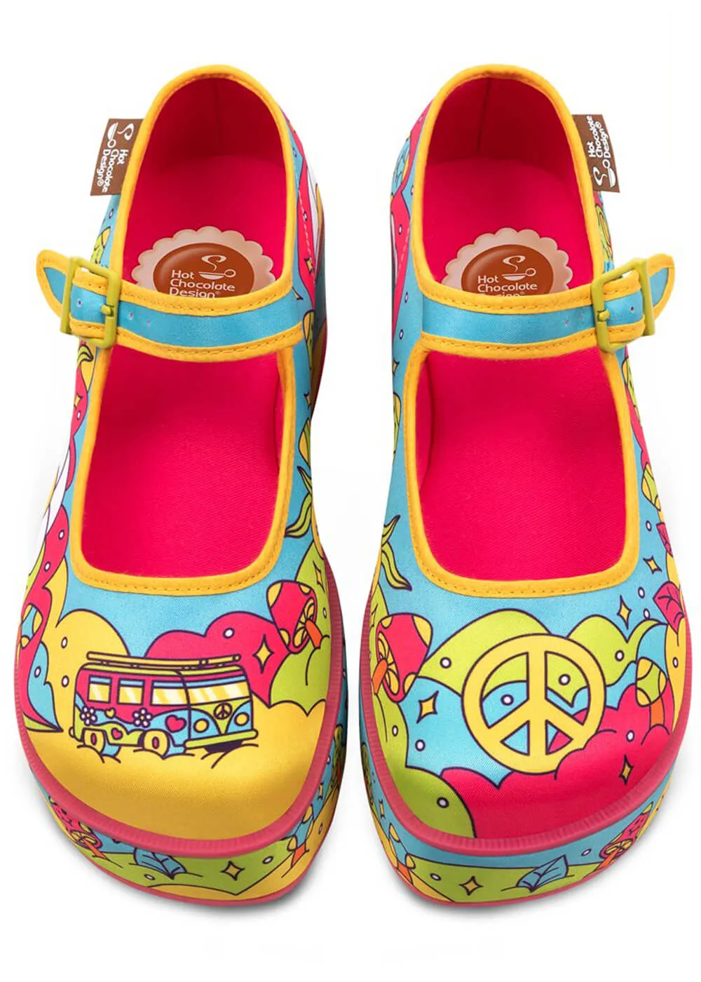 Hot Chocolate Design Love On The Road Platform Schoenen