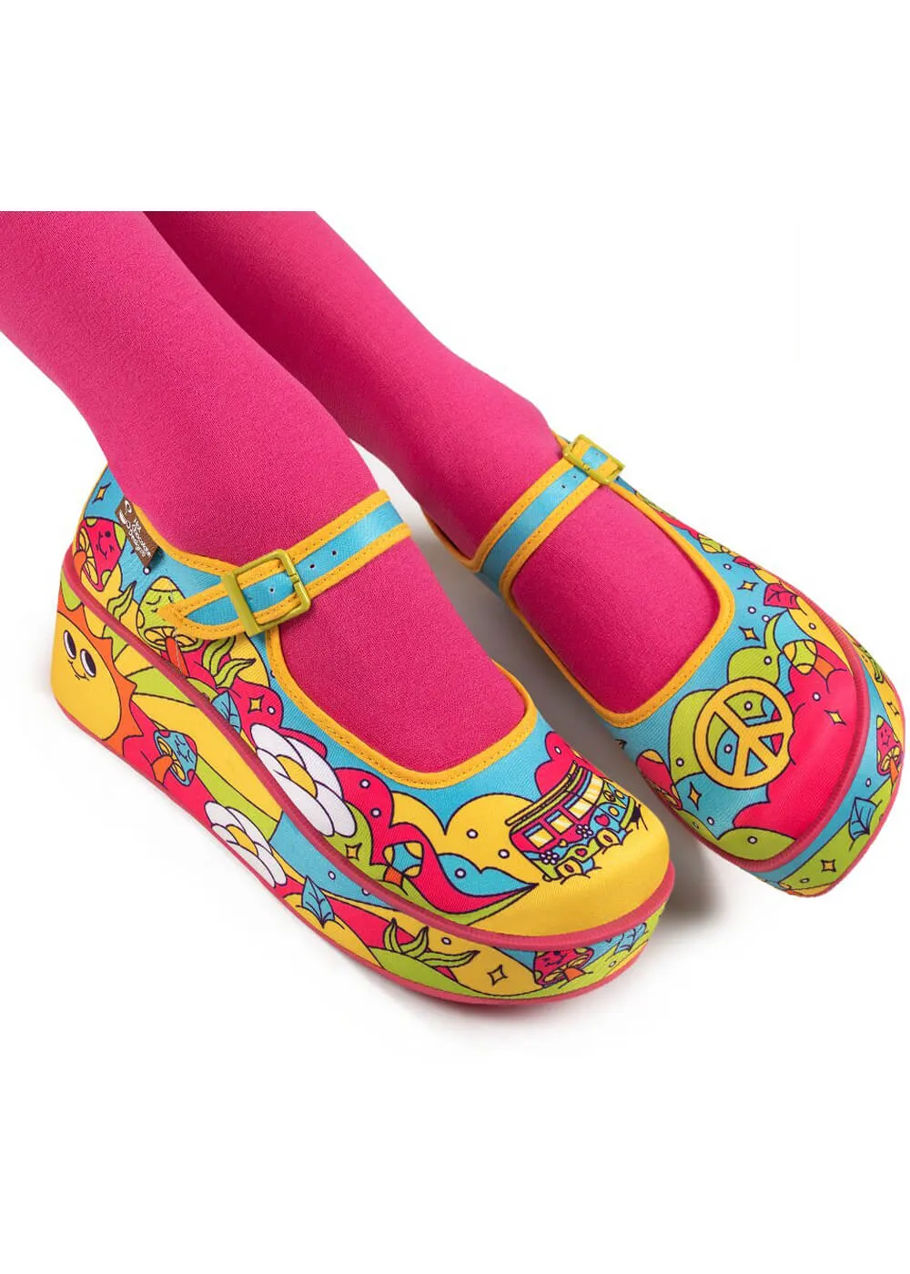 Hot Chocolate Design Love On The Road Platform Schoenen