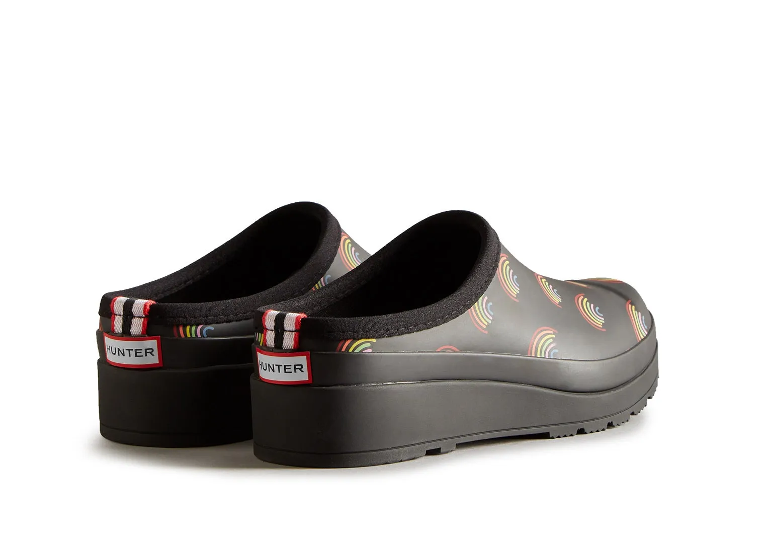 Hunter Play Clog Mini Rainbow Print