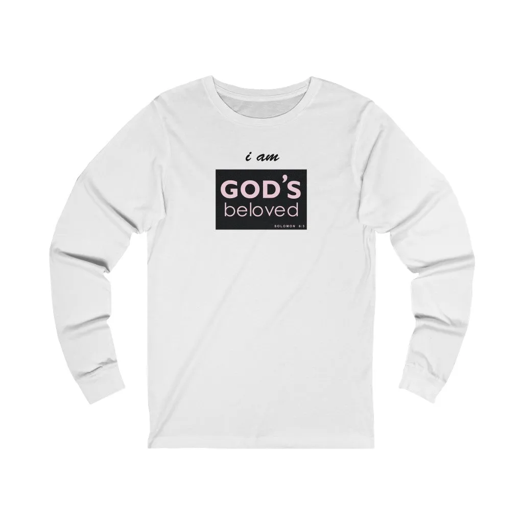 I am God’s Beloved Women’s Unisex Jersey Long Sleeve Tee