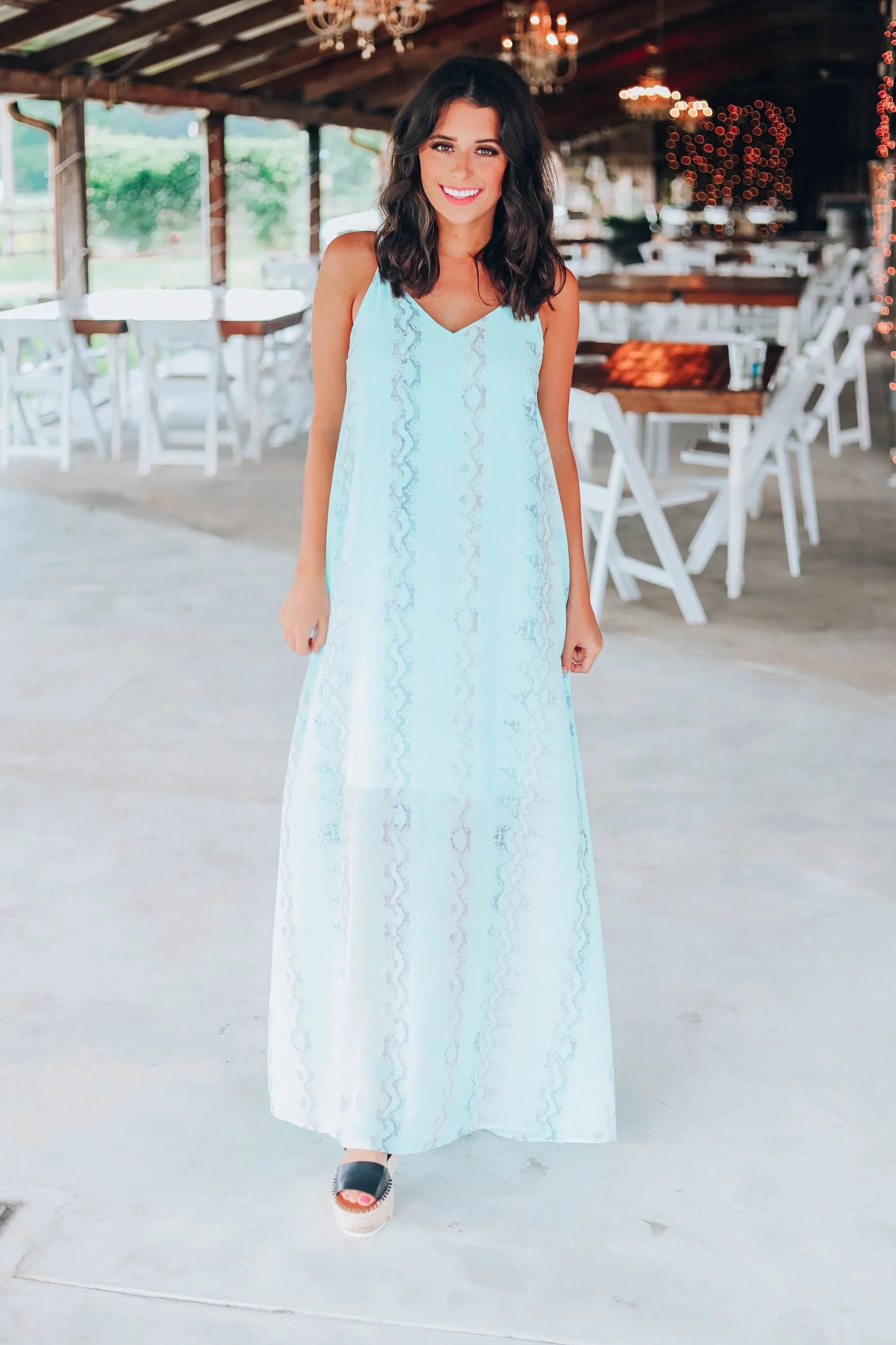 I Believe In You Sleeveless Snakeskin Maxi Dress