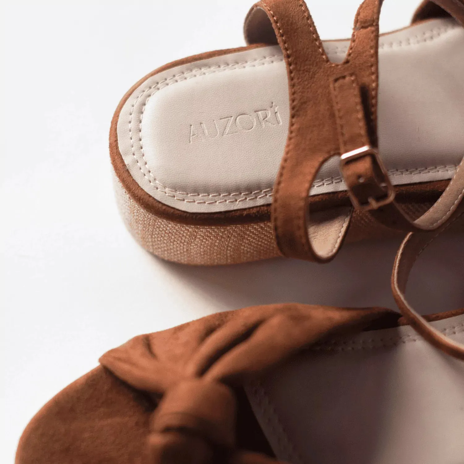INDEPENDENT Brown Espadrille Wedges