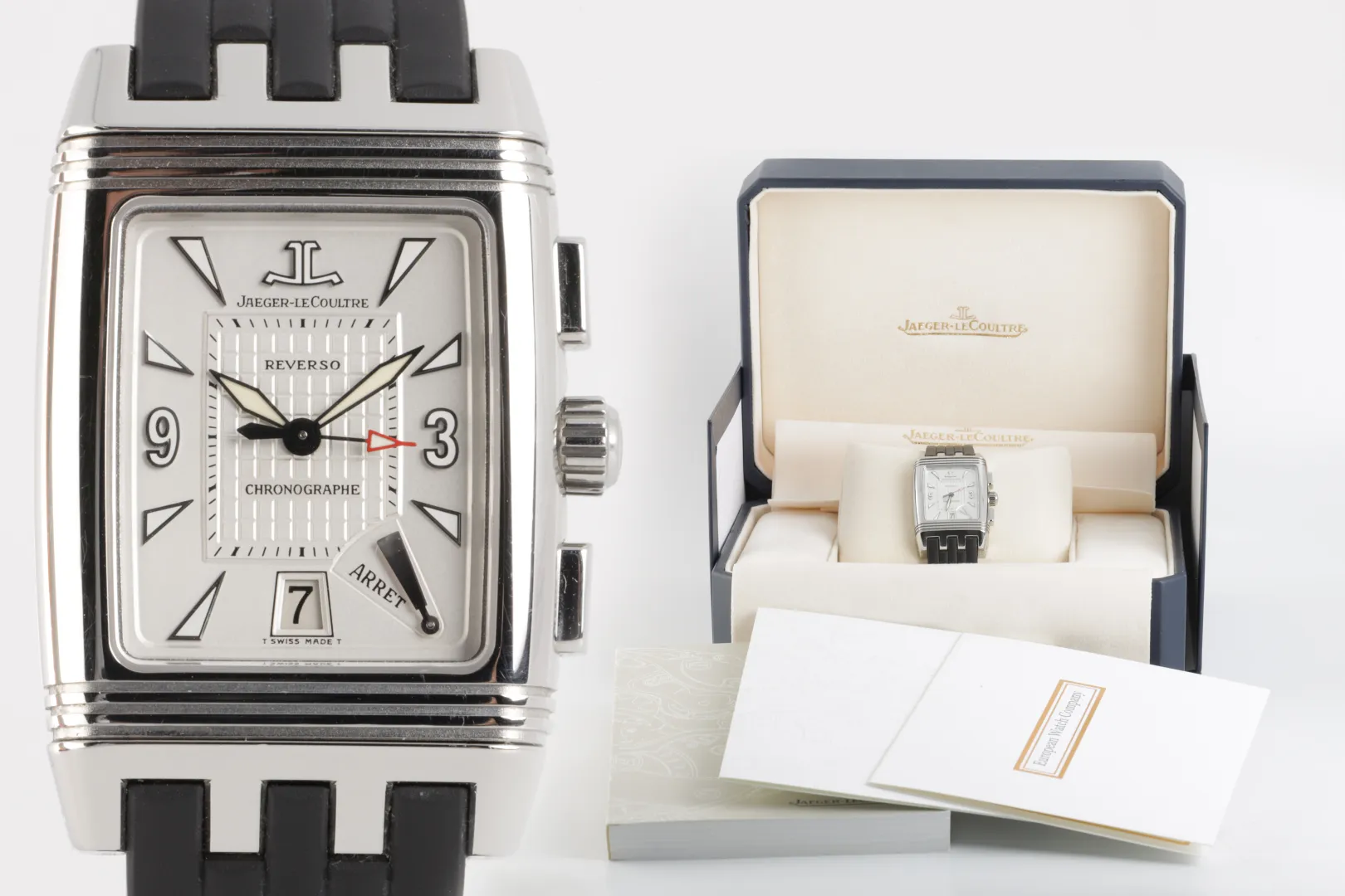 Jaeger Le Coultre Reverso "Grand Sport" 295.8.59 Stainless Steel Men's Watch