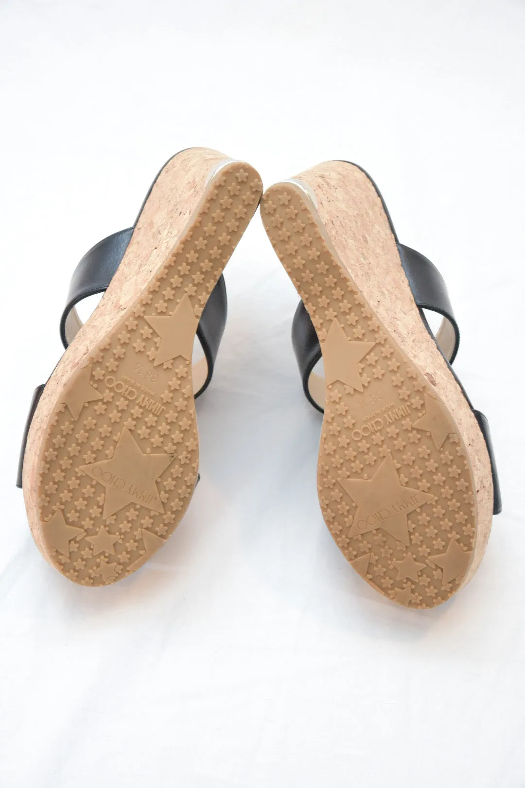 Jimmy Choo Parker 100 in Black Leather