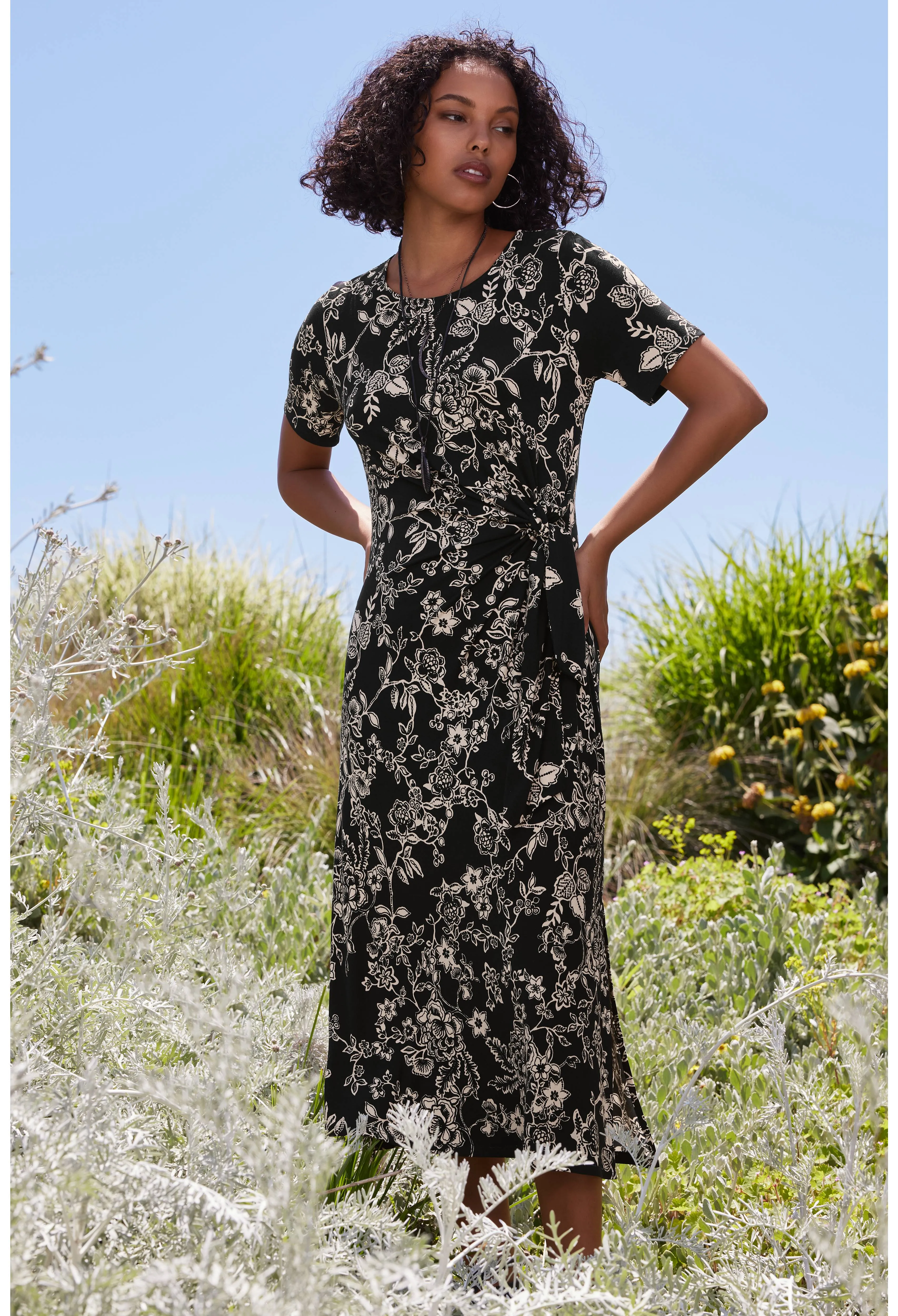 Johnny Was The Janie Favorite Side Tie Knit Dress