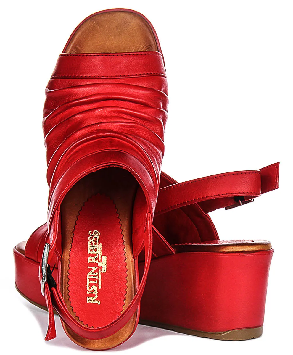 Justinreess England Honor In Red For Women