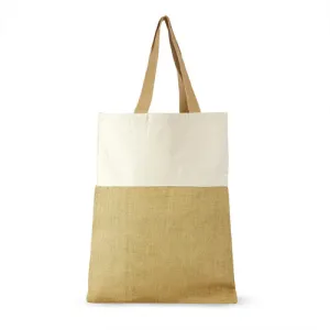 Jute and Cotton Shopping Bag