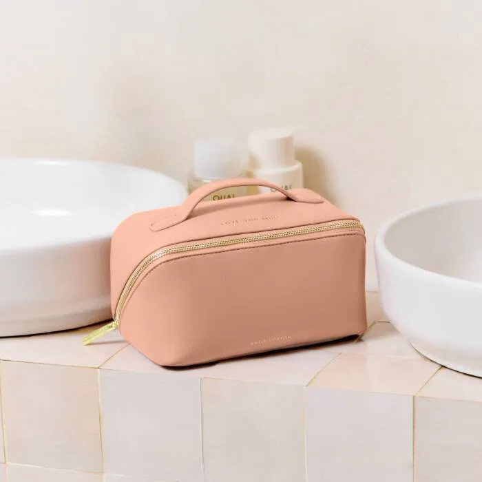 Katie Loxton Peony Blush Love You Mum Medium Make Up & Wash Bag