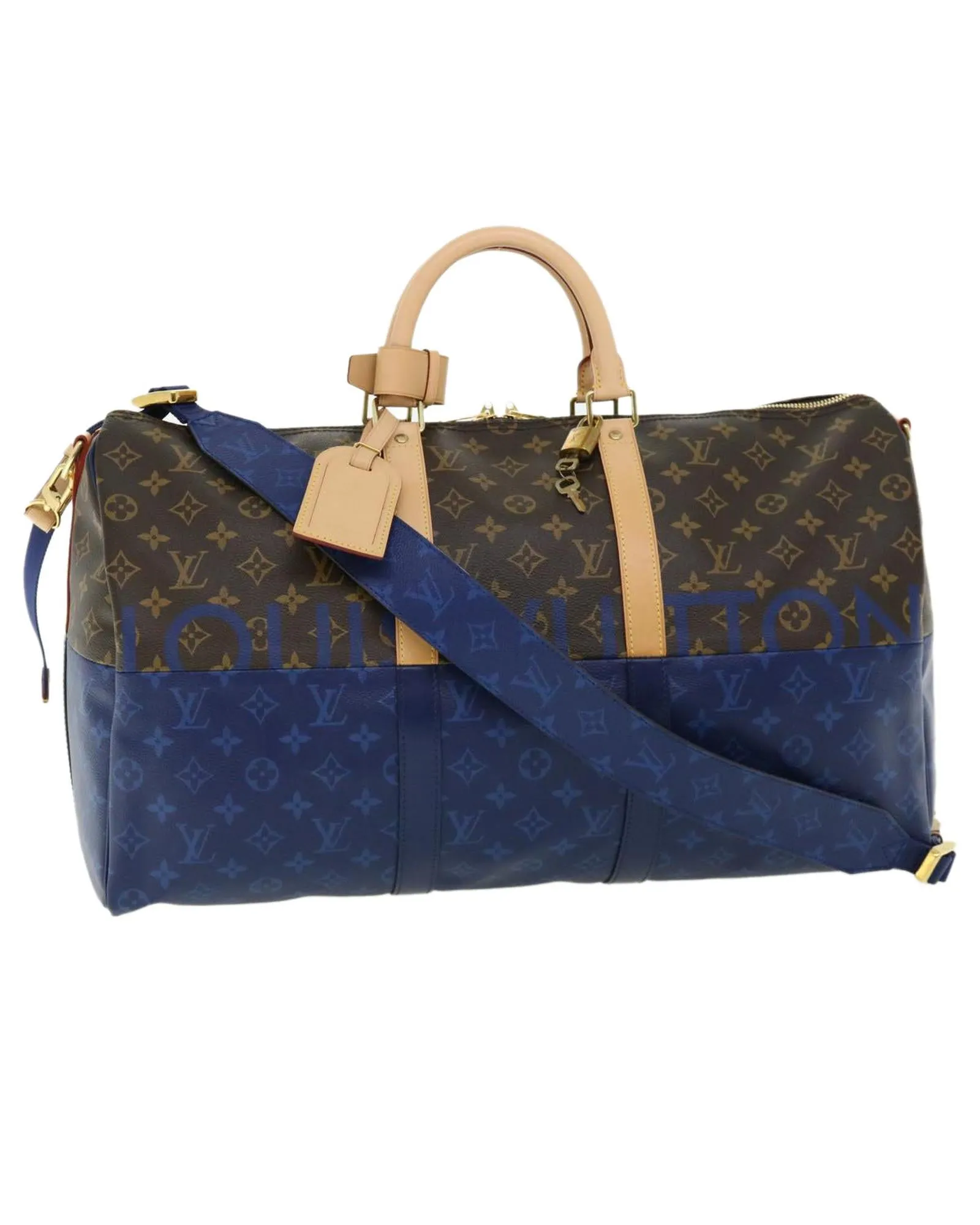 Keepall 50 Monogram Eclipse Boston Bag