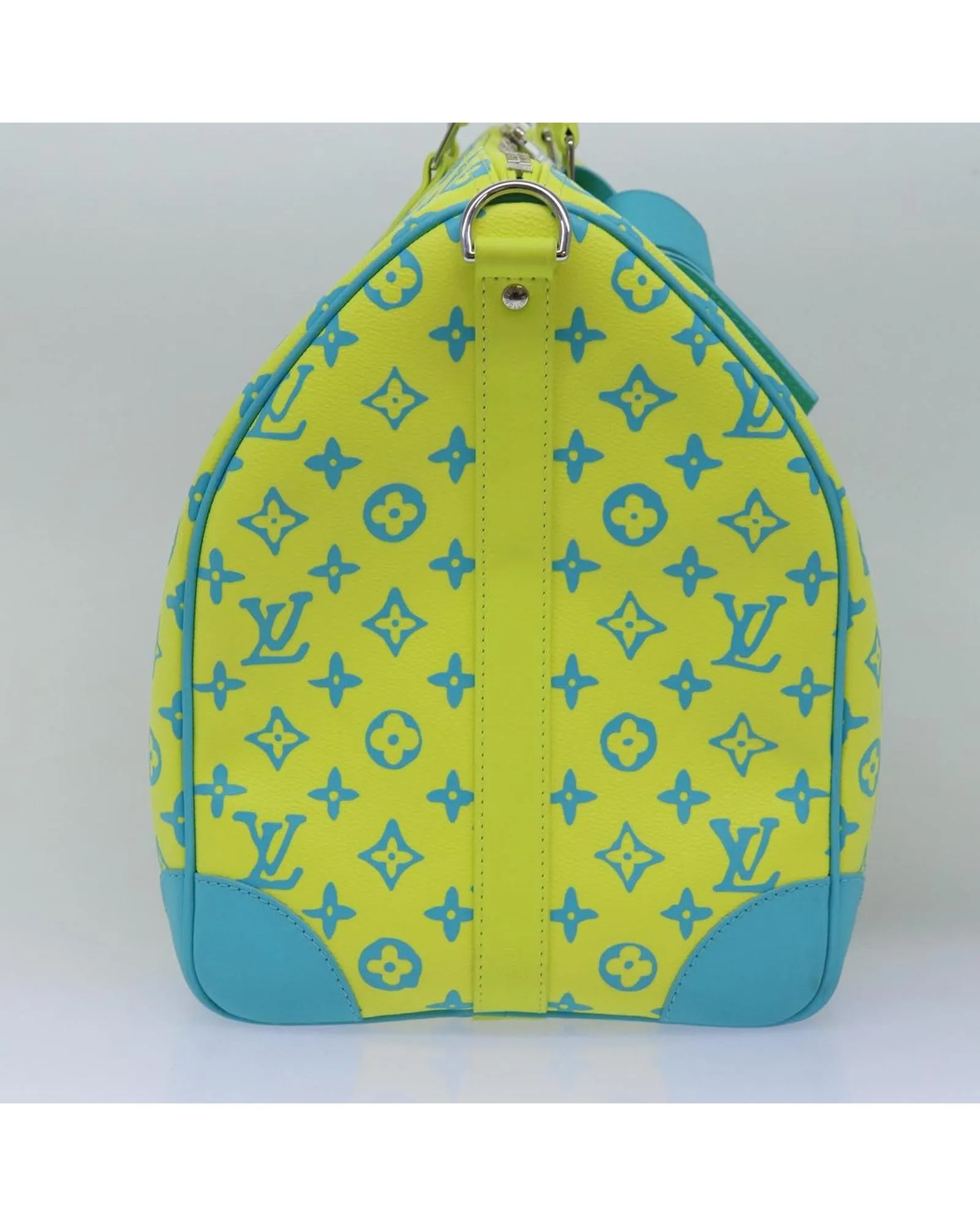 Keepall Bandana Lime GreenTurquoise