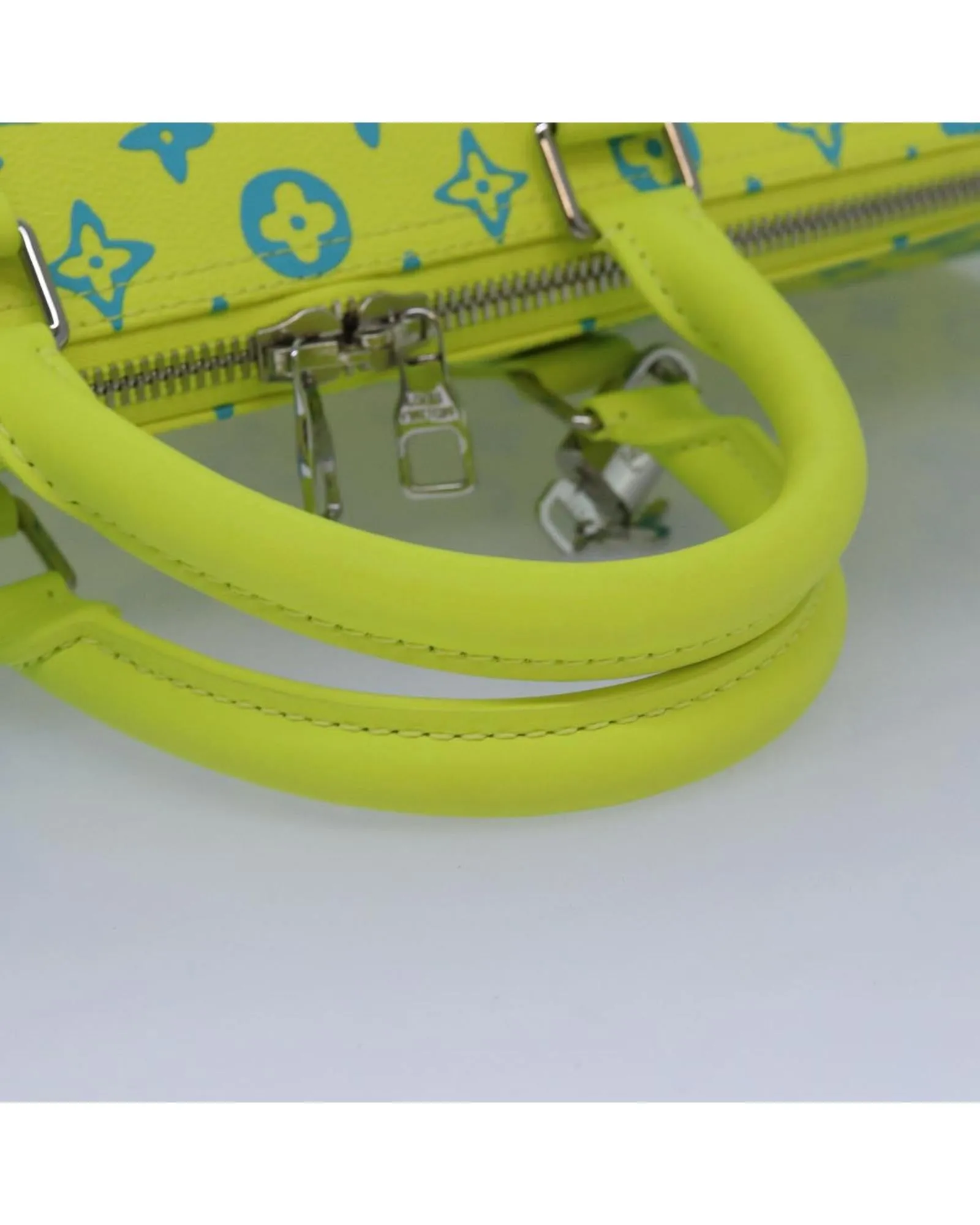 Keepall Bandana Lime GreenTurquoise