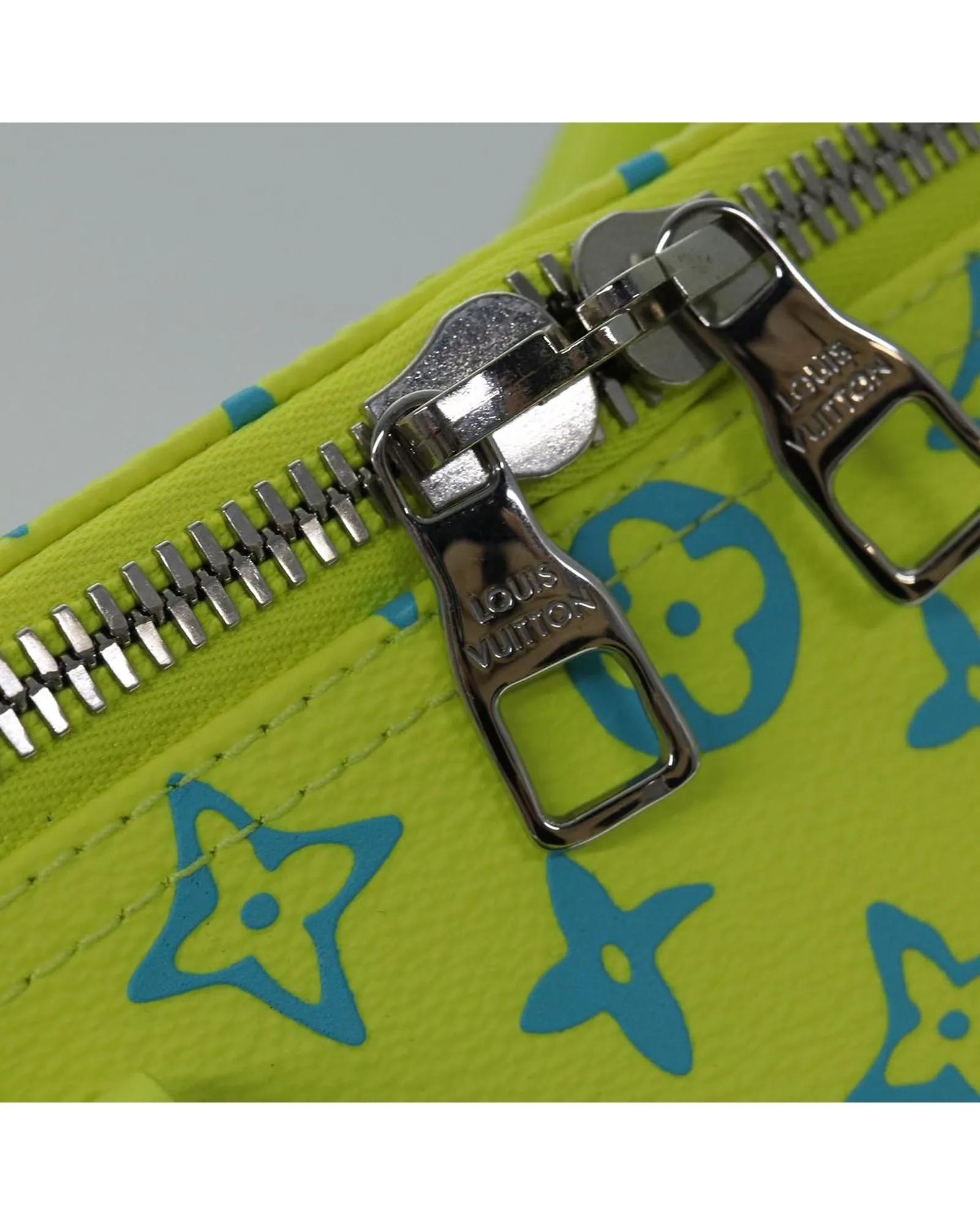 Keepall Bandana Lime GreenTurquoise