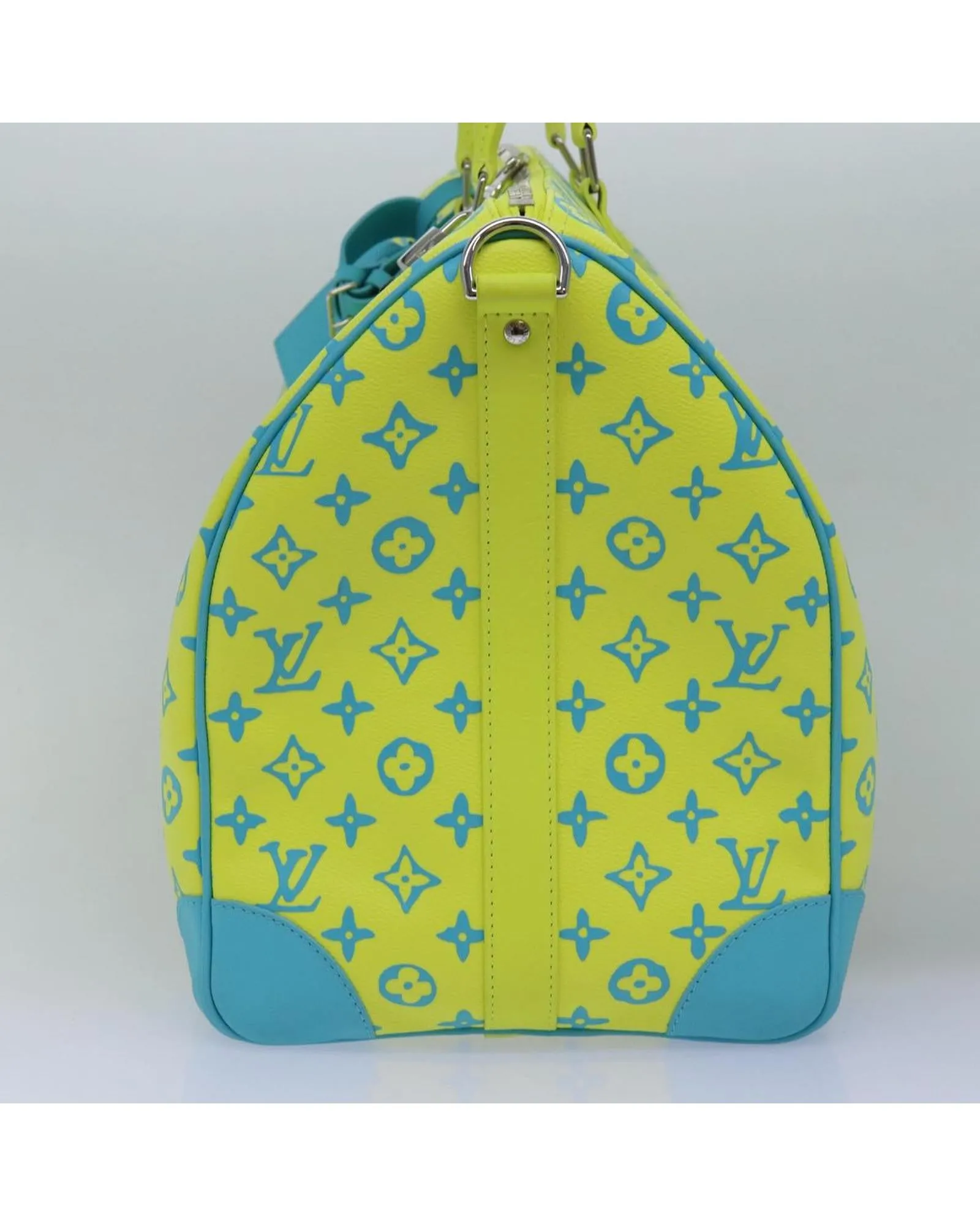 Keepall Bandana Lime GreenTurquoise