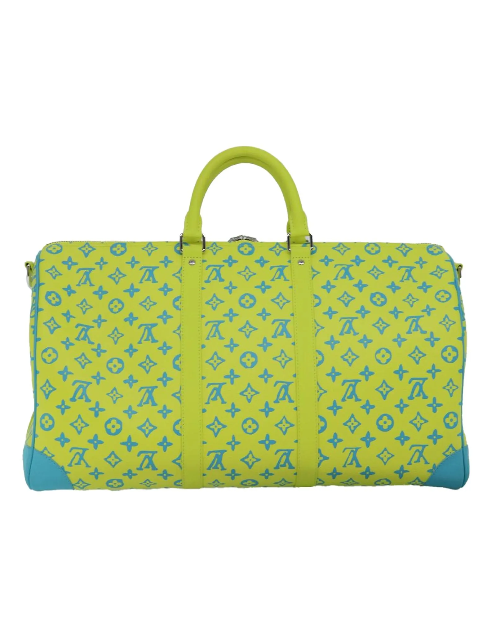 Keepall Bandana Lime GreenTurquoise
